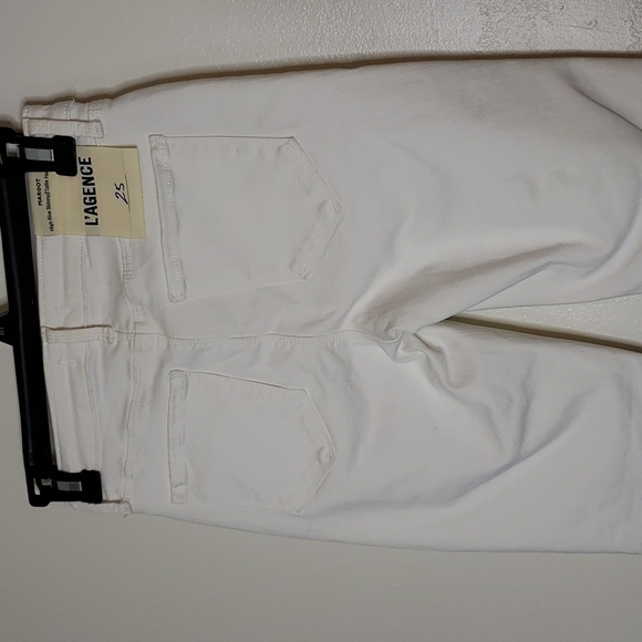 NEW L'AGENCE Margot Hi Rise Skinny Jeans Crystals Rhinestones Ankle Luxury Chic - Picture 13 of 14